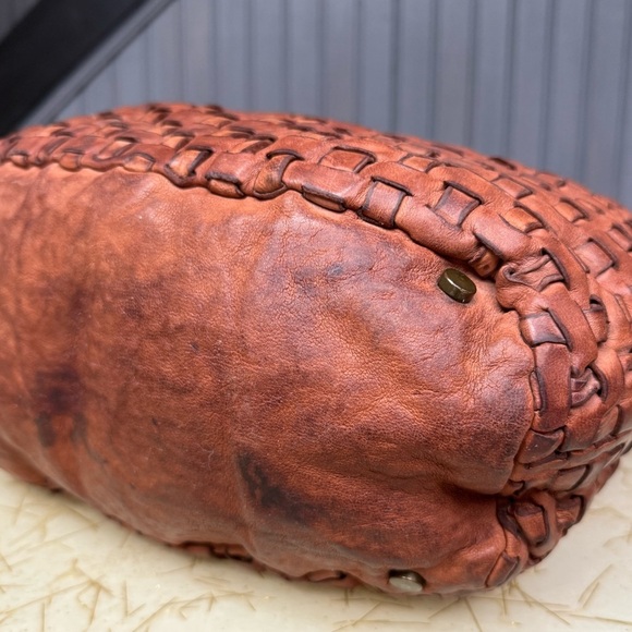 Brown Woven Leather Bag - Picture 16 of 16